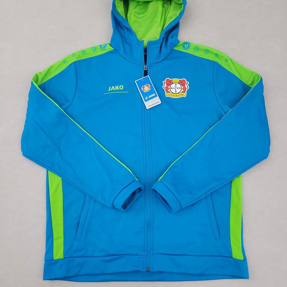 Jako Bayer 04 Leverkusen Training Fleece Full Zip Mens XL Soccer Hoodie